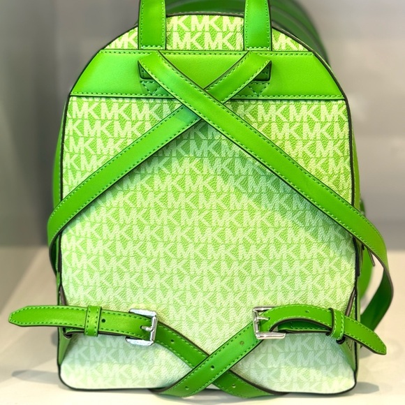 Michael Kors JayceeMedium Ombré Signature Logo Backpack Jungle - Picture 6 of 7